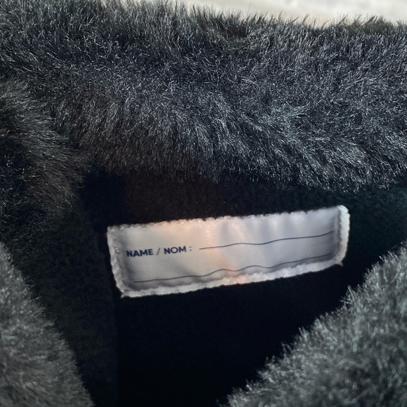 Lands’ End Youth/Adolescent Insulated Black Snow Boots Faux Fur Cuffs size 4M - Picture 5 of 8